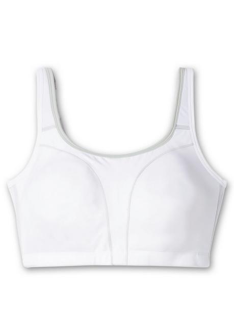 Susa Sport-BH mit zwei Tragevarianten - weiß-grau sheego Online Shopping