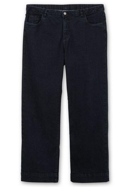 sheego Weite Jeans in Five-Pocket-Form - dark blue Denim sheego Letzte 3 Tage