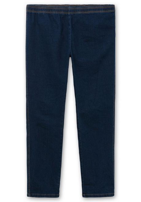 sheego Schmale Jeans mit Stretchbund, ohne Taschen - dark blue Denim sheego Begrenzt auf 3 Tage