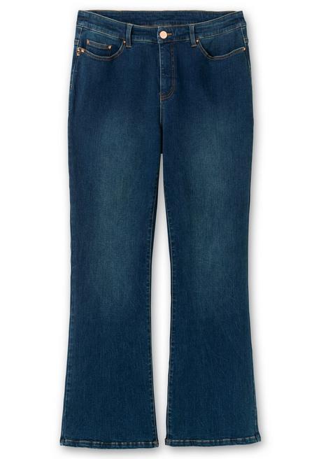 sheego Bootcut Stretch-Jeans mit Bodyforming-Effekt - dark blue Denim sheego Speichern exportieren