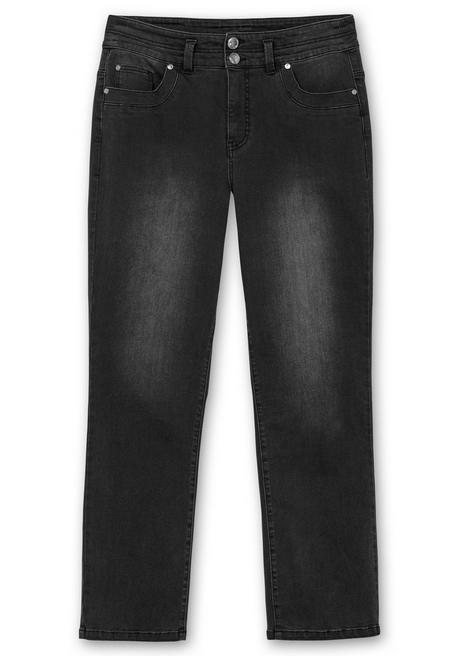 sheego Gerade Jeans in Curvy-Schnitt MANUELA - black Denim sheego Angebote