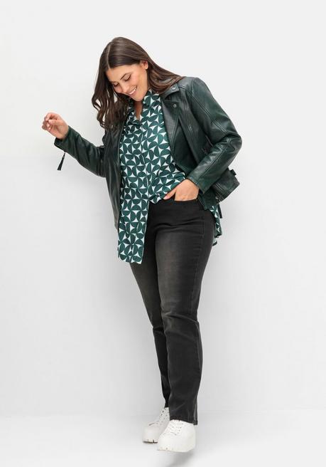 sheego Gerade Jeans in Curvy-Schnitt MANUELA - black Denim sheego Angebote