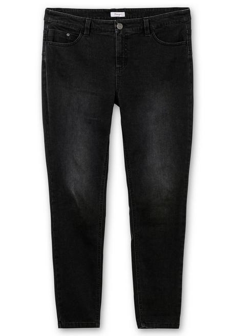 sheego Skinny Jeans in Curvy-Schnitt SUSANNE - black Denim sheego Rabatt