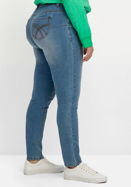 sheego Skinny Jeans in Curvy-Schnitt SUSANNE - blue Denim sheego Weihnachtsangebot
