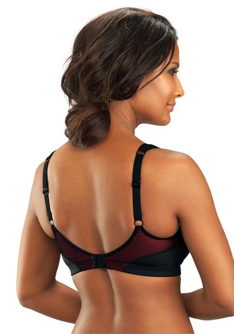H.I.S EM LBG Sport-BH - schwarz-pink sheego Exklusive Angebote