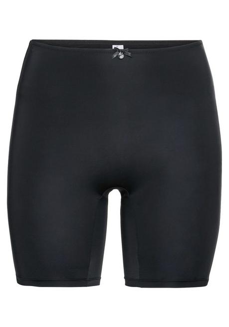 sheego Panty im High-Waist-Schnitt mit langem Bein, Microfaser - schwarz sheego Blitzangebot
