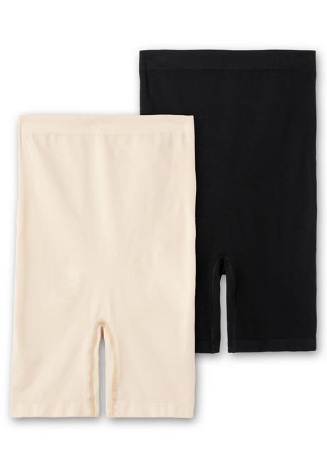 sheego Doppelpack Shaping-Formpants extrahohe Taille - hautfarben+schwarz sheego Wochenangebot