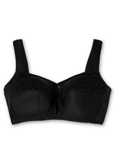 sheego Entlastungs-BH mit transparenter Spitze, ohne Bügel - schwarz sheego Letzte 3 Tage