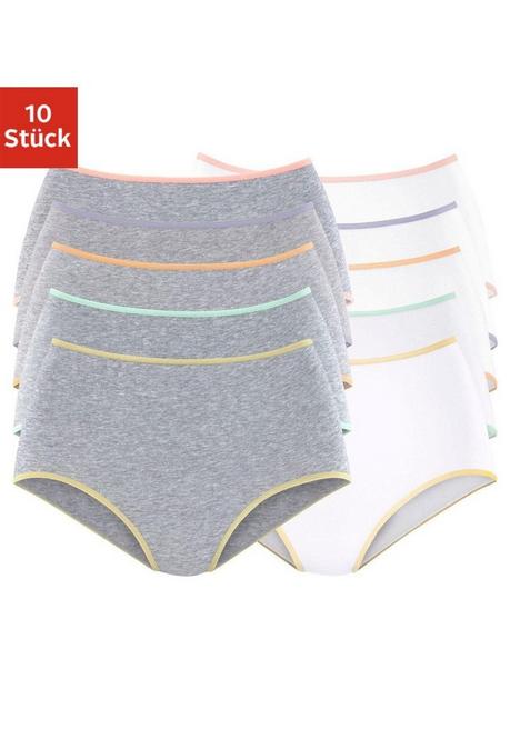 PETITE FLEUR Taillenslip - grau+weiß sheego Letzte 2 Tage