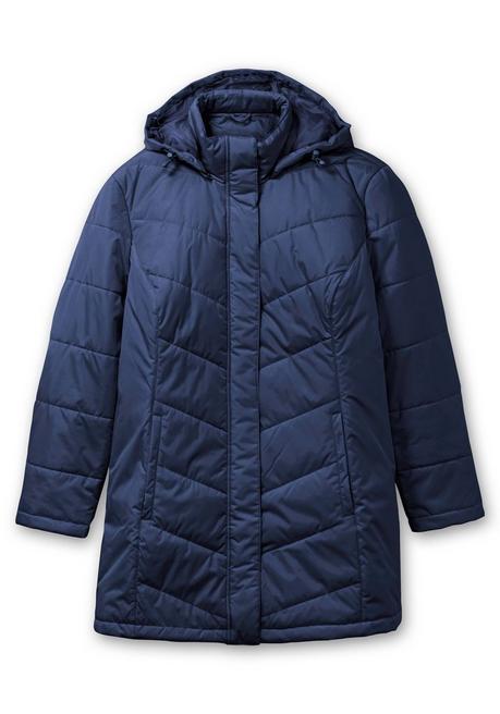 sheego Steppjacke mit abnehmbarer Kapuze - marine sheego Flash Sale