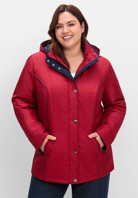 sheego Wind- und wasserabweisende Funktionsjacke - rot sheego JETZT KAUFEN