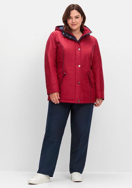 sheego Wind- und wasserabweisende Funktionsjacke - rot sheego JETZT KAUFEN