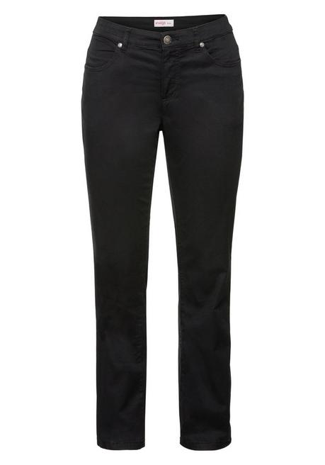 sheego Gerade Hose aus Baumwoll-Twill - schwarz sheego Super Rabatt