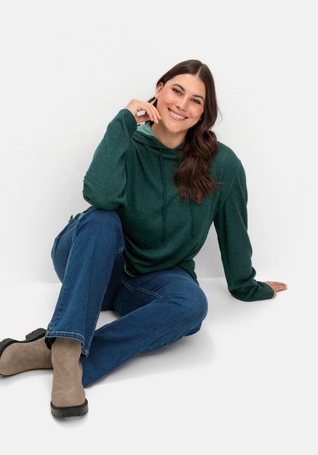 sheego Bootcut-Jeans mit hohem Bund, im Curvy-Schnitt ANNE - dark blue Denim sheego Riesige Rabatte