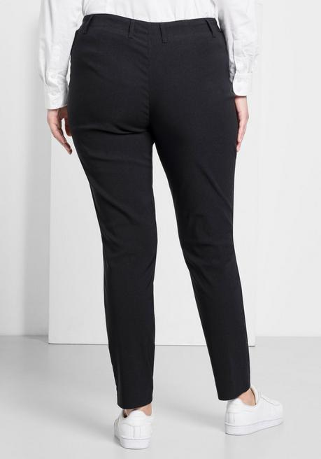 sheego Bengalin-Hose in schmaler Passform - schwarz sheego 50% Rabatt mit kostenlosem Versand