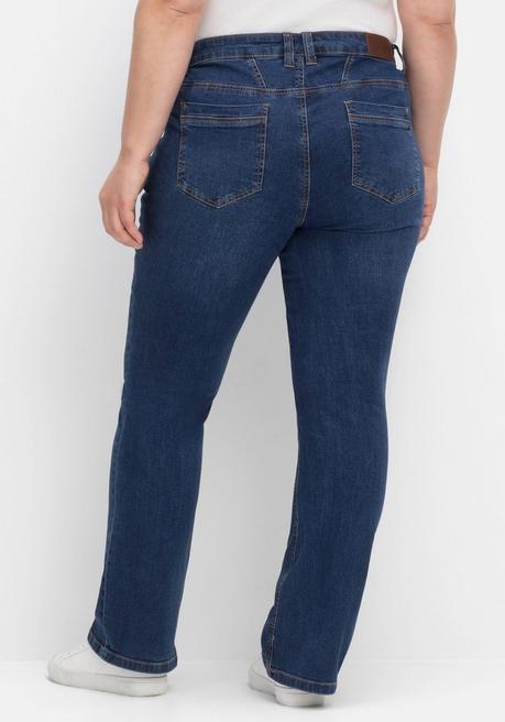 sheego Bootcut-Jeans in Curvy-Schnitt SUSANNE - dark blue Denim sheego Speichern exportieren