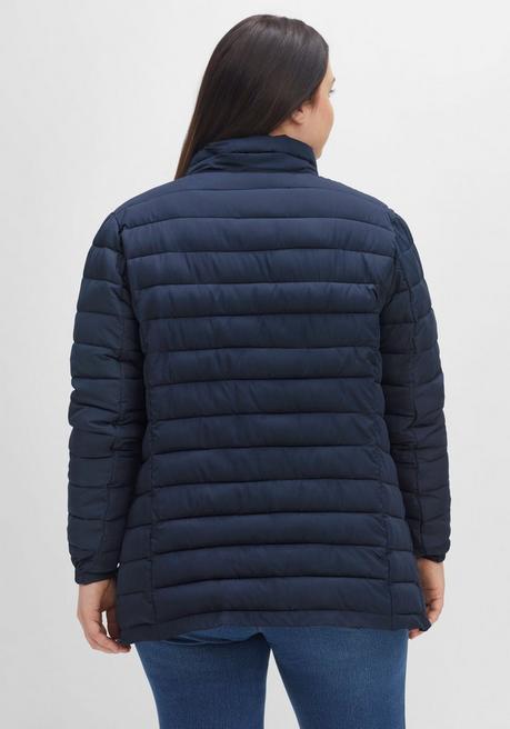 sheego Steppjacke mit Stehkragen und Teilungsnähten - nachtblau sheego Im Verkauf