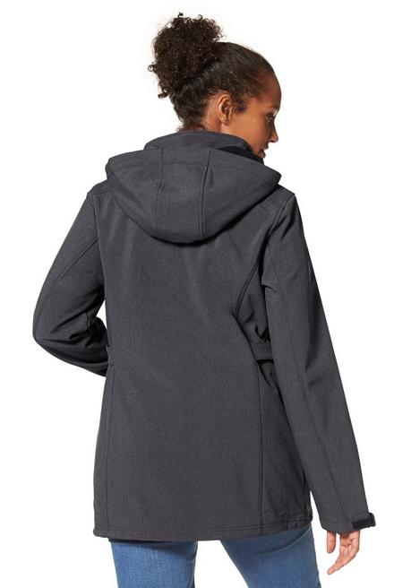 Polarino Softshelljacke - anthrazit meliert sheego Rabatte dieses Monats
