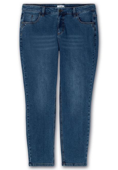 sheego Schmale Jeans in Curvy-Schnitt PIA, in 5-Pocket-Form - blue Denim sheego Auslauf
