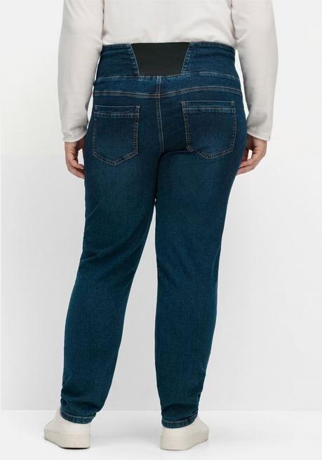 sheego Schmale High-Waist-Jeans in Curvy-Schnitt ANNE - dark blue Denim sheego Verkauf