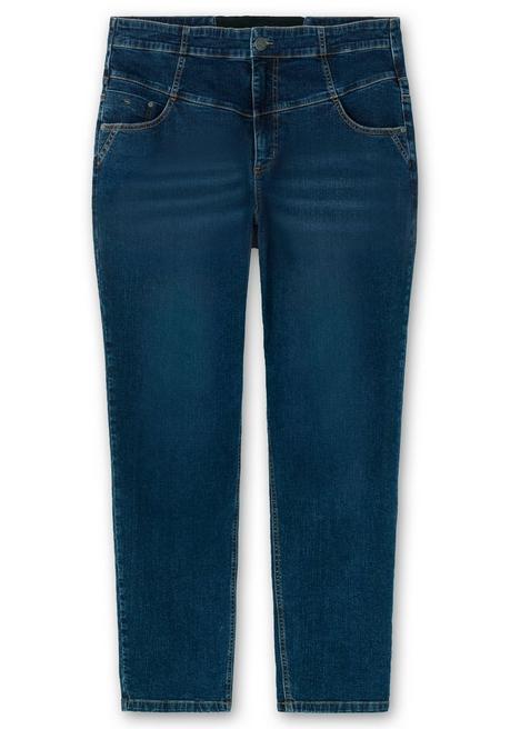 sheego Schmale High-Waist-Jeans in Curvy-Schnitt ANNE - dark blue Denim sheego Verkauf
