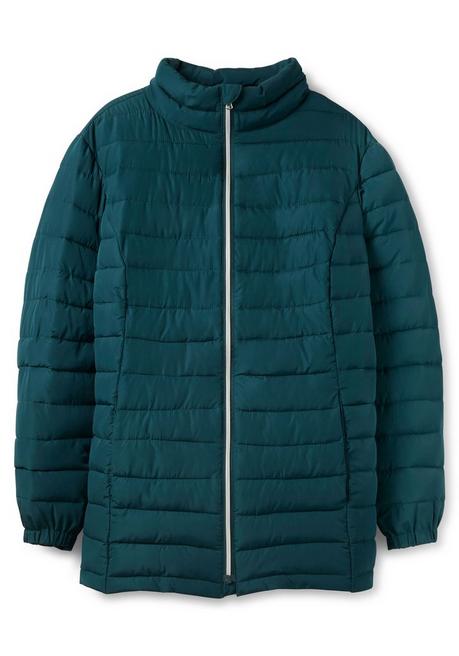 sheego Steppjacke mit Stehkragen und Teilungsnähten - tiefgrün sheego Fabrik Onlineshop