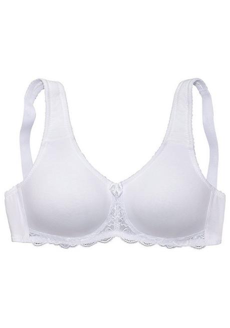 NUANCE Entlastungs-BH mit Jacquardspitze - weiß sheego Begrenztes Angebot