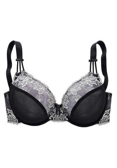 NUANCE Bügel-BH - schwarz-creme sheego Osterangebot