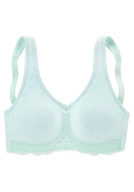 NUANCE Entlastungs-BH mit Jacquardspitze - mint-weiß sheego Letzte 3 Tage