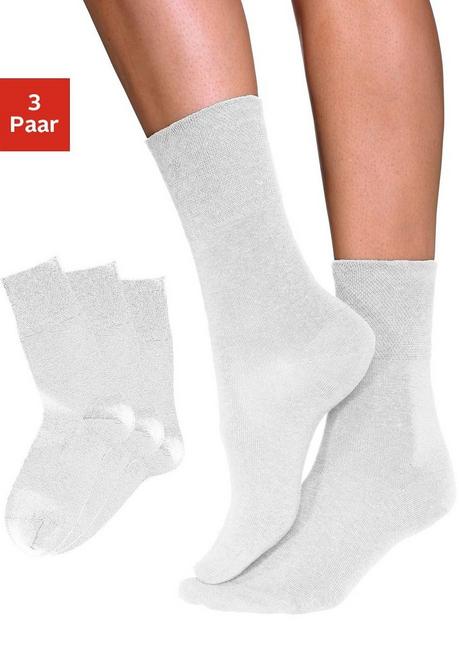 H.I.S EM LBG Socken - 3xweiß sheego Zeitbegrenzte Promotion