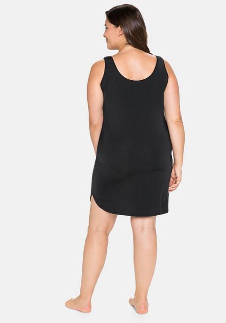 sheego Unterkleid mit gerundetem Saum, elastische Qualität - schwarz sheego Bis zu 55% Rabatt