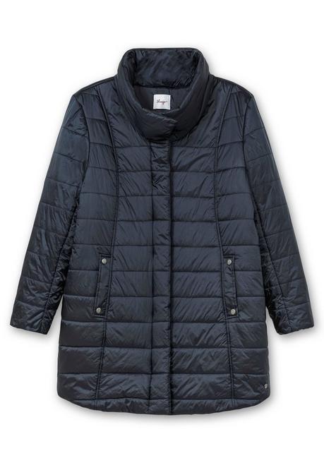 sheego Wasserabweisende Steppjacke mit hohem Stehkragen - tiefblau sheego Blitzverkäufe