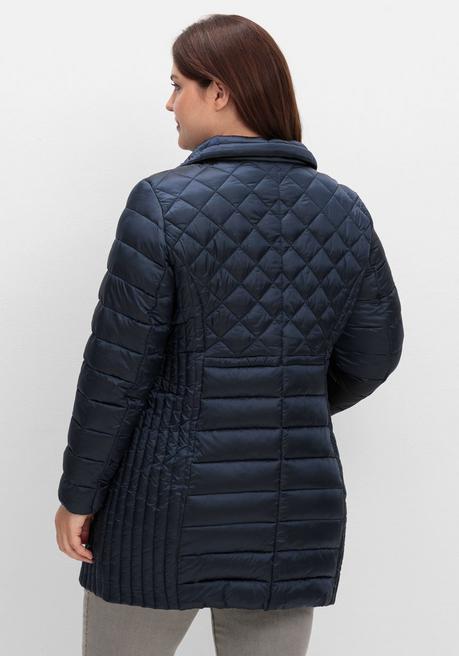 sheego Winterjacke im Steppmix, mit feinem Schimmer - marine sheego Preisnachlass