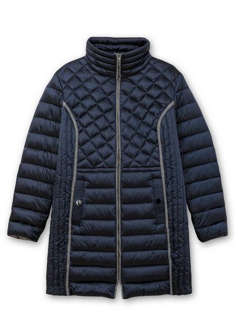 sheego Winterjacke im Steppmix, mit feinem Schimmer - marine sheego Preisnachlass