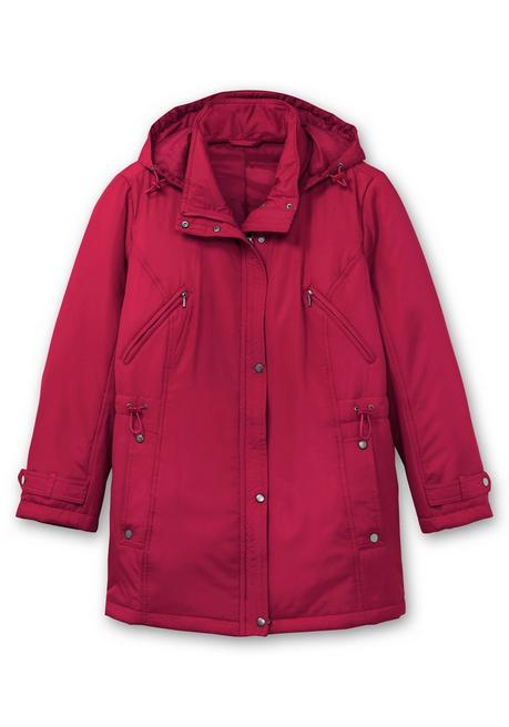 sheego Steppjacke mit Tunnelzug in der Taille - weinrot sheego Saisonschlussverkauf