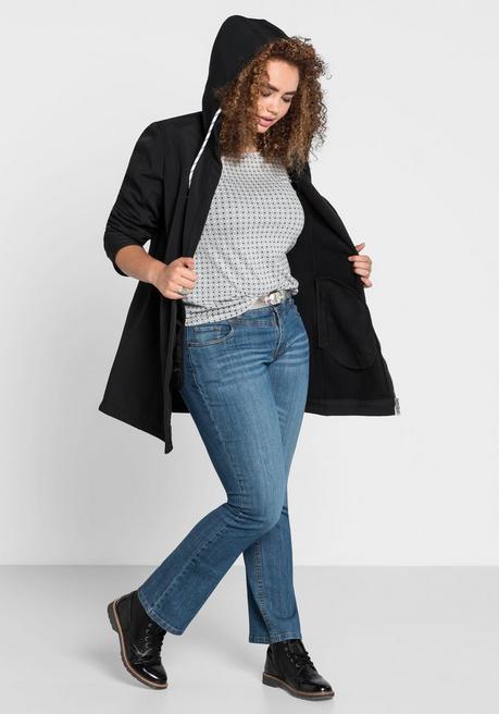 sheego Long-Softshelljacke - schwarz sheego Top Angebot