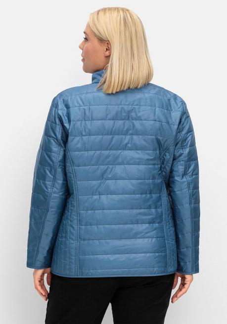 sheego Leicht wattierte Steppjacke mit Stehkragen - jeansblau sheego Riesige Ersparnisse