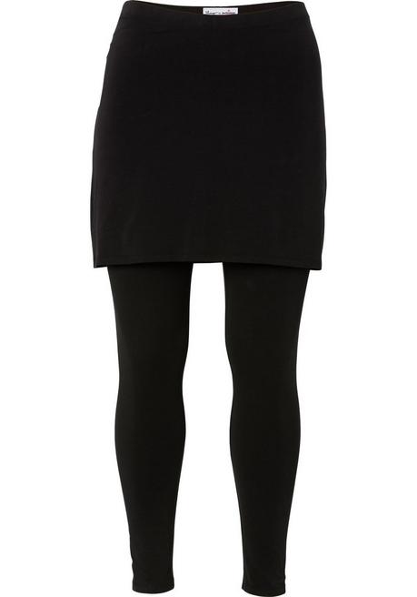 sheego by Joe Browns Leggings mit angesetztem Minirock - schwarz sheego Letzte 2 Tage