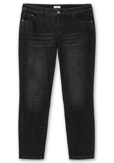 sheego Schmale Jeans in Curvy-Schnitt PIA, in 5-Pocket-Form - black Denim sheego Letzter Tag