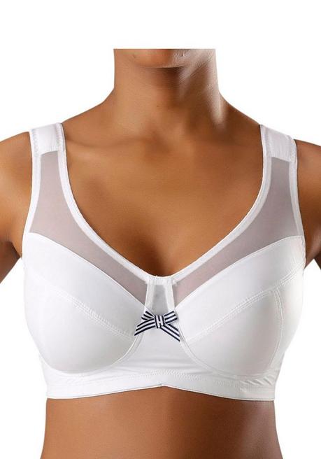 PETITE FLEUR Entlastungs-BH - marine+weiß sheego Fabrikverkauf