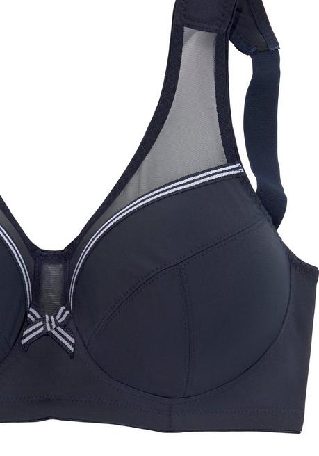 PETITE FLEUR Entlastungs-BH - marine+weiß sheego Fabrikverkauf