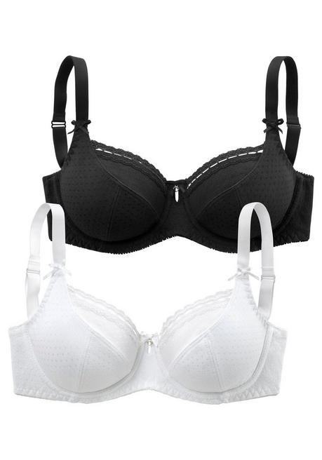 PETITE FLEUR Bügel-BH - weiß+schwarz sheego Online Shopping