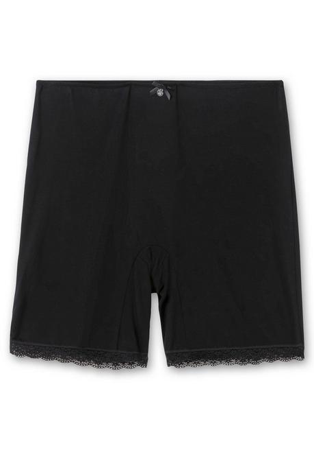 sheego Shaping-Formpants mit hoher Taille und Spitzensaum - schwarz sheego Osterangebot