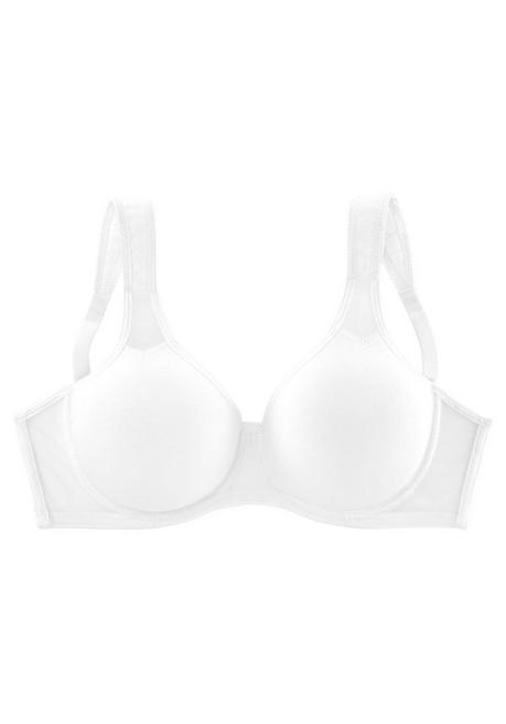 PETITE FLEUR T-Shirt-BH - weiß+schwarz sheego Vatertagsangebot