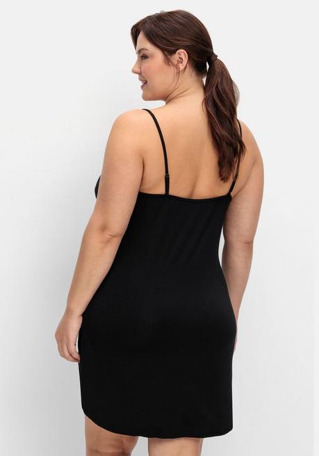 sheego Unterkleid mit verstellbaren Trägern - schwarz sheego Kostenlose Rückgabe