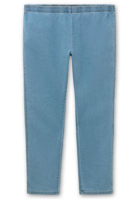 sheego Schmale Jeans mit Stretchbund, ohne Taschen - light blue Denim sheego Riesige Rabatte