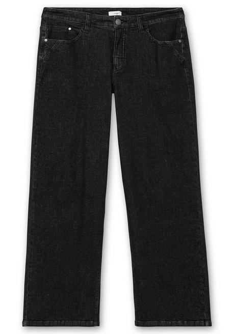 sheego Weite Jeans in Curvy-Schnitt ELLA - black Denim sheego Auslauf