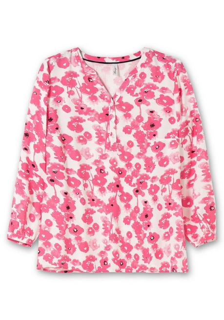 sheego Tunika mit floralem Alloverprint - magenta gemustert sheego Sonderangebot