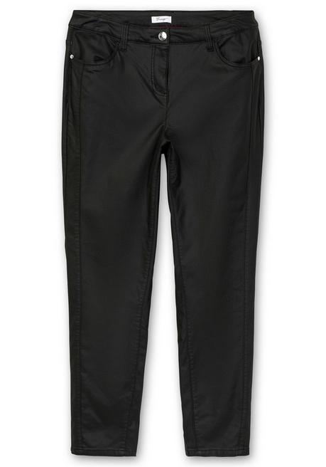 sheego Schmale beschichtete Thermohose, innen angeraut - schwarz sheego Exklusivangebot