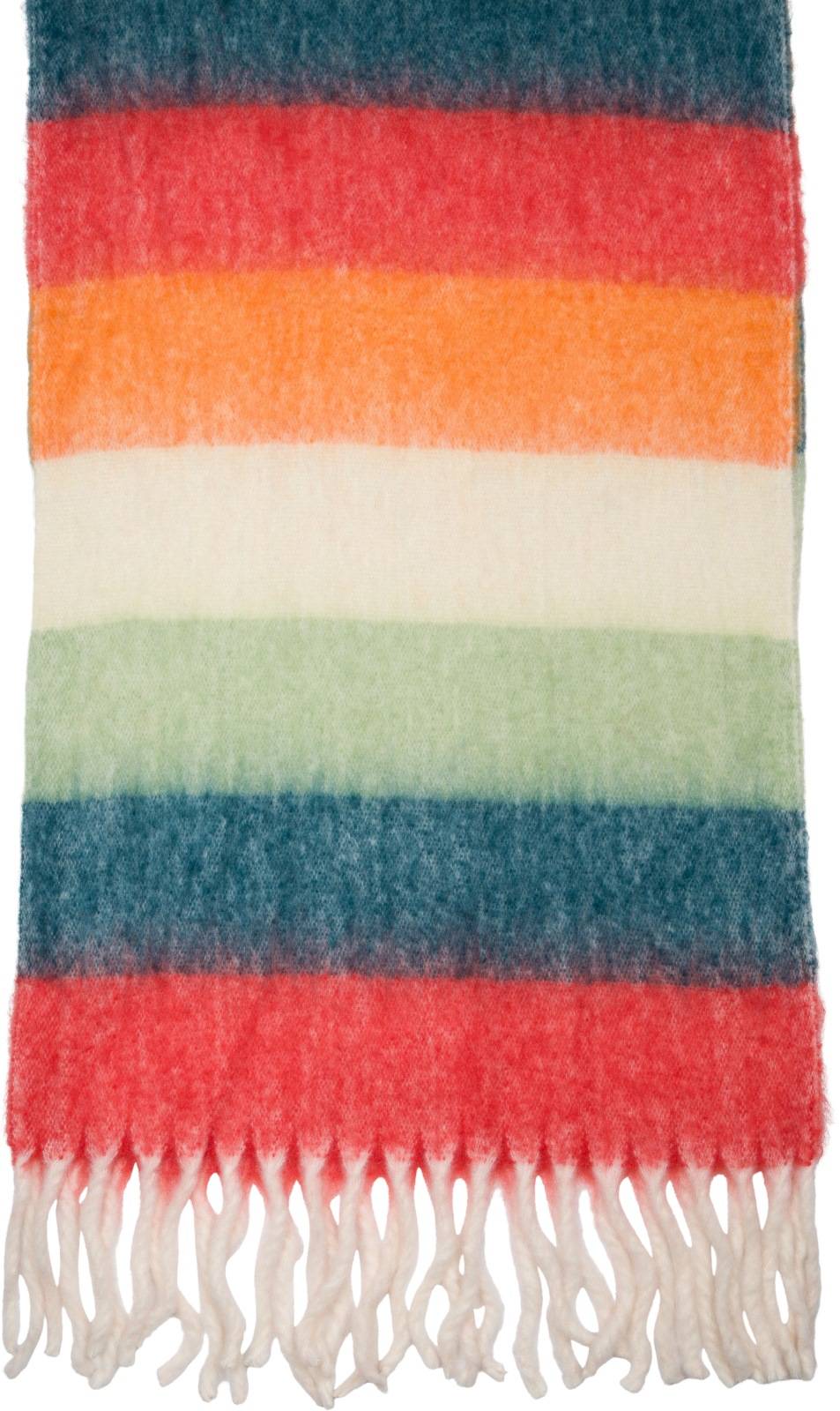 Stylebreaker Web Strickschal breite Streifen bunt Auslauf